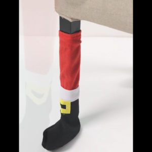 New Christmas Chair Leg Foot Covers Xmas Decoration for Hotel Restaurant Stool & Table Leg Party Decor