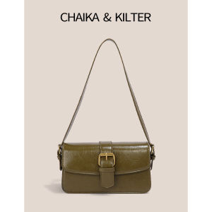 กระเป๋าสะพายข้างผู้หญิง CHAIKA KILTER ทรงสี่เหลี่ยมจัตุรัสขนาดเล็กแบบหนัง PU สไตล์เกาหลี กระเป๋าสะพายไหล่เดียวแบบลำลอง