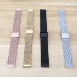 Penghantaran dari China [2025] Gancu Keselamatan Berganda Pengganti Logam Keluli Tahan Karat DW Aksesori Jam Tangan Pintar 06 Gelang Jam Tangan Tali Jala Anyaman 3.8