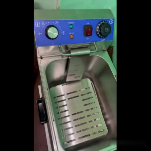 Electric Deep Fryer 8L Capacity 1 Basket with Temperature Control and Timer Heavy Duty Stainless steel