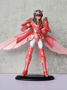 Hình Tượng Kỷ Niệm 10 Năm Saint Seiya Myouga River Purple Dragon Holy Clothes Figurine Star Aries Taima Anime Model Collection