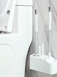 Sincecu 4 in 1 Toilet Brush Set Brush For Bathroom Cleaning Multifunction Cleaning With Holder