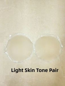 Ultra-Thin Breathable Holeless Seamless Home Use Nipple Covers Wood Son Black Technology Silicone round Shaped Reusable Chest Pads