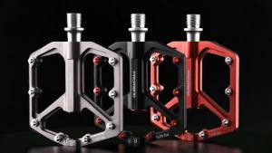 PROMEND NEW Ultralight MTB Bicycle Pedal Aluminum Alloy Flat 9/16 Pedals Anti-Slip Bike 3 palin Bearing Pedals Vtt Bicycle Parts