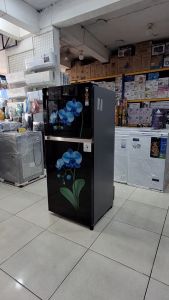 Kulkas 2 Pintu POLYTRON PRW 23 MOB Belezza Jumbo Pintu Kaca 220 Liter