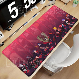 Bandai | Aakatsuki Naruto Mouse Pad Gaming Office Accessories Computer Keyboard Anime Desk Mat HD printing e-sports overlock XXL Mousepad