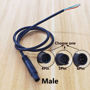 4/5/6Pin Jack Waterproof Car Camera Extension Cable Male Female Connector Wire For Rear View DVR Cord Power Wire 0.5/1.2/1.8m 