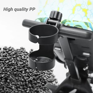 360 Degrees Rotation Drink Holder for Bike Pushchair Wheelchair Walker Bicycle Fits Most Cups Gifts for Relatives
