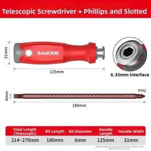 BROPPE | Multi-Function Extendable Magnetic Screwdriver