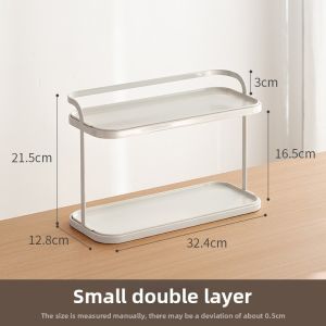 LANJIAOLUO | Multifunction Double Layer Kitchen Seasoning Rack