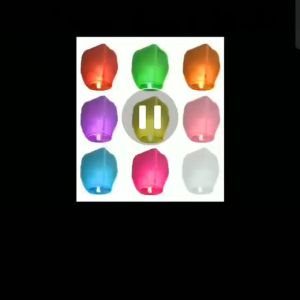 lampion terbang sky lantern lentera party new year tahun baru ultah - Random