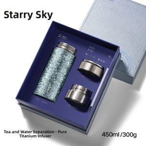 SIMELO | Tea Separation Insulated Cup Titanium