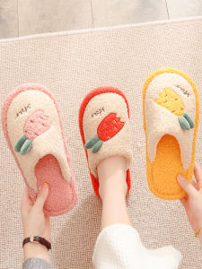 Dép Bông Mùa Đông Cho Nữ Ấm Áp Chống Trượt Đế Mềm Ấm Áp Hoạt Hình Trong Nhà Dép Đi Trong Nhà Cho Nam