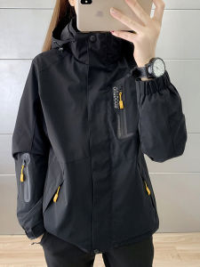 Ba Trong Một Có Thể Tháo Rời Nữ Trượt Tuyết Áo Khoác Chống Nước Chống Gió Thoáng Khí Leo Núi Ngoài Trời Trượt Tuyết Leo Núi Áo Khoác Thường Xuyên