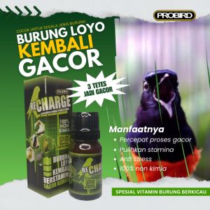 VITAMIN PENAMBAH GACOR SEGALA JENIS BURUNG BERKICAU - PROBIRD