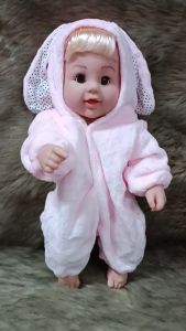 Búp Bê Nhựa Mềm Bé Gái Tóc Xoăn Mắt Chớp 48 cm 19 inch - Hàng Giá Rẻ PVN7200