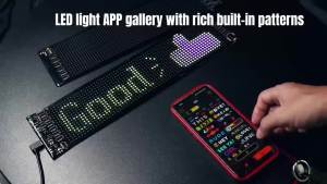 Programmable LED Sign Scrolling Flexible Display Bluetooth App Control Custom Text Patterns Animations for Store Bar Advertising