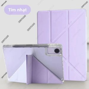 Ốp Lưng Gấp Chữ Y Cho Xiaomi Redmi Pad SE 11 Inch 2023 Chất Liệu Acrylic Cứng Có Giá Đỡ Bút Chức Năng Tự Động Ngủ/thức Chân Đế Gấp Ba