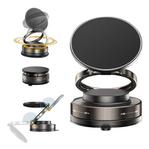 360 ° Giá Đỡ Điện Thoại Từ Tính Có Thể Xoay Được Cho Ô Tô Giá Đỡ Đa Năng Có Thể Gập Lại Và Điều Chỉnh Được Tương Thích Với iPhone Và Các Điện Thoại Khác Màu Đen