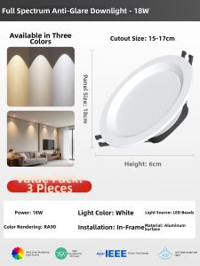 jiuxin lighting | Ultra Bright Full Spectrum Recessed Spotlight 75mm
