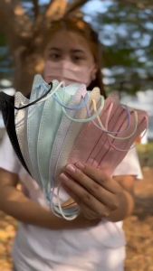 เสื้องานเกาหลีแมส ราคาส่ง💕 แมสผีแมสก้อนเมฆ ใส่ดีกระชับหน้า แมส4ชั้น พร้อมส่งจากไทย 🌨️