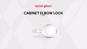 Samu Giken Safety Lock(Cabinet Elbow Lock) | Kunci Keselamatan(Kunci Siku Kabinet)  Model: SL-CEL3511GW (2 pcs)