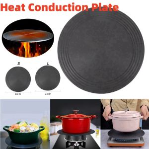 20cm/24cm Heat Conduction Plate Heat Diffuser Absorbing Stainless Thermal Conductivity Plate for Kitchen Gas Stove Anti-scorch