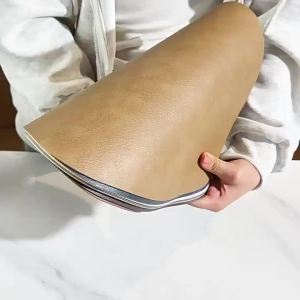 Faux Leather Placemats - Waterproof - Wipe Clean - Heat Resistant - Anti Slip Dining Table Place MatsSuitable for Indoor
