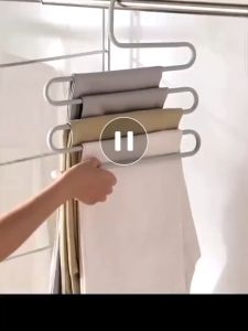 Móc Treo Quần Áo Treo Khăn 5 Tầng Kim Loại