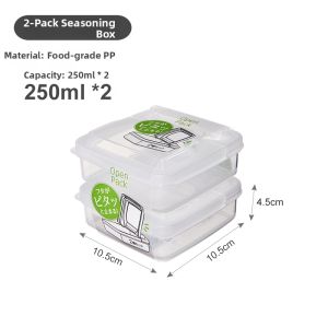 Spice Storage Box Flip-top Design