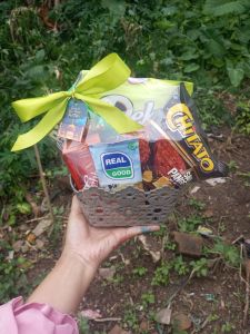 Parsel anak keranjang hemat.parsel anak lebaran.parsel anak hemat