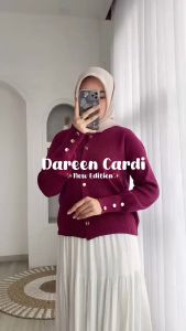 DAREEN CARDIGAN - FLOTTILICIOUS / Atasan Wanita Cardigan Knit Premium Polos Kancing Motif / Fashion Outfit Korean Style Termurah