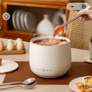 Mini Electric Rice Cooker Smart Multifunctional for Students Dormitory Soup Cooking round Bottom Heating Touch Control Rice Pot