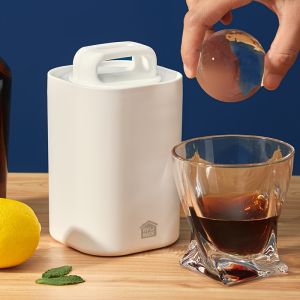 Khay Làm Đá Viên Lớn Hình Cầu Trong Suốt Chất Liệu Thực Phẩm Dùng Cho Rượu Whisky Dụng Cụ Làm Đá Gia Dụng