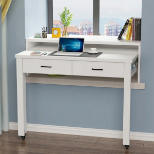 MUCONG | Expandable Sliding Window Desk  Writing Table