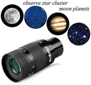 SVBONY SV135 Telescope Eyepiece Zoom 7 to 21mm 1.25 Inch Fully multi Coated With SV136/SV137 Barlow Lens 6 Element 4 Group for Astronomic Telescopes