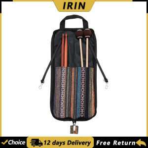 IRIN | IRIN Drumstick Bag Drum Stick Case Waterproof Cotton Vertical Stripe Drum Stick Handbag Percussion Instrument Parts Accessories
