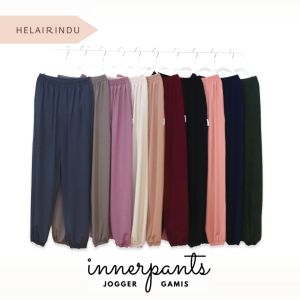 𝐇𝐄𝐋𝐀𝐈𝐑𝐈𝐍𝐃𝐔 - Celana Wanita Jumbo 100kg Celana Ibu Hamil Oversize XXL Bahan Jersey Premium