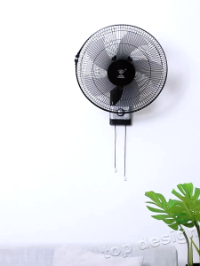 พัดลมติดผนัง16นิ้ว 5ใบพัด Wall fan พัดลมอุตสาหกรรม พัดลมผนัง แอร์บ้าน ราคาถูกๆ ส่ายหัวได้ ลมแรง  พัดลมติดผนังรีโทท พัดลมพกพา พัดลมติดฝาผนัง