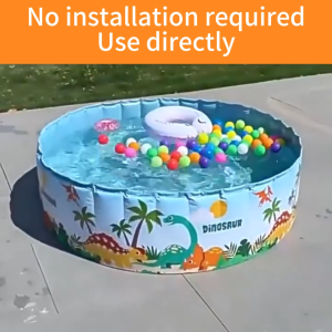 Playpark Swimming Pool For Kids /Adult Non Inflatable Swimming Foldable Portable Storage Thickened 1-6 Years