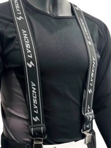 New Motorcycle Riding Heavy Duty Braces Pants Suspenders Elastic Adjustable Y Back Suspender Straps For Motorcycle Racing Pants