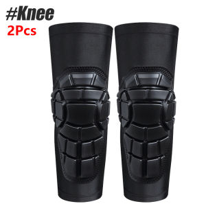 2Pcs Youth Children Basketball Knee Sleeves Elbow Pads Anti-Collision Long-Legged Knee Pads Volleyball Football Bicycle
