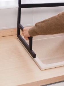 Stainless Steel Sink Rack Rak Singki Dapur Kitchen Organizer Storage Rack Dish Drainer Rack Pinggang Rak Singki水槽架