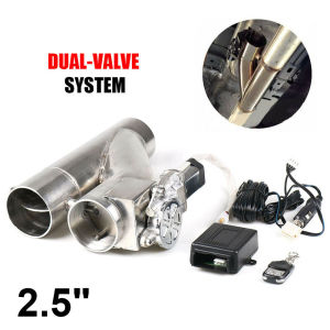 Dynoracing | Bộ Điều Khiển Ống Xả Điện 2-3" Kiểu Y Hệ Thống Kép Với Công Tắc Điều Khiển Từ Xa Chất Liệu Thép Không Gỉ 304 Dành Cho Xe Hiệu Suất Cao