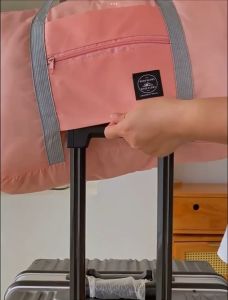 Foldable Duffel Bag Travel Bag for Woman Large Capacity Hand Carry Big Size Organizer Bag for Travel Clothes