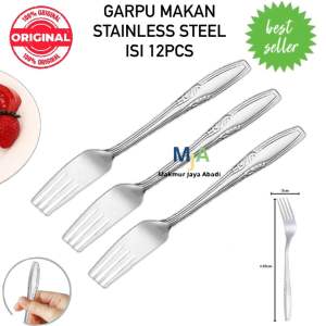 ( BISA COD ) PROMO Garpu Makan Stainless Steel / Garpu Makan Polos / Garpu Makan Murah / Sendok Garpu Anti Karat