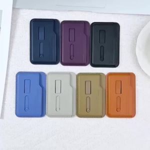 LS | Ví Đựng Thẻ Điện Thoại Từ Tính Cho Magsafe iPhone 17/16 Pro Max Samsung Với Dây Đeo Tay Dạng Nhẫn Chất Liệu Silicon Nhẹ