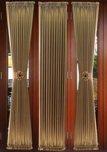 gorden kupu kupu gorden sepiral  hordeng ikat tengah gorden jendela minimalis gorden pendek