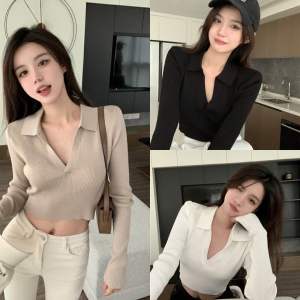 เสื้อแขนยาวคอปก ใส่สบายป้ายOurday