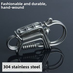 Fast Hand Bird Keychain Waist Pendant Car Handmade 304 Stainless Steel DIY Silk Buddha Stylish Faucet Popular